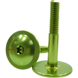 CYCLEPOWER Alu-Flanschkopfschraube M6 grün